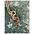 Collar Ginette NY en oro rosa Dorado Gold hardware - vista 4