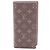 Cartera larga Louis Vuitton Portefeuille Brazza Monogram Castaño