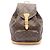 Zaino/Borsa Louis Vuitton Montsouris GM Marrone