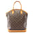 Borsa verticale Louis Vuitton Lockit Marrone  - vista 1