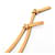 Mini borsa a coulaccio Hammock Loewe Marrone Arancione  - vista 8