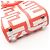 Borsa a 2 vie Fendi Sunshine Shopper Mini Bianco Rosso - vista 6
