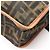 Borsa a Spalla Fendi Zucca Marrone Nero - vista 7