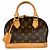 Borsa Louis Vuitton Alma Monogram Canvas BB Marrone