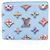 Cartera Louis Vuitton Portefeuille Slender Bi-fold Wallet Azul Multicolor