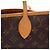 Borsa Tote Louis Vuitton Neverfull MM Monogram Marrone - vista 12