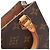 Borsa Louis Vuitton Petite Sac Plat Marrone - vista 9