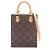 Borsa Louis Vuitton Petite Sac Plat Marrone
