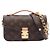 Borsa Louis Vuitton Pochette Metis EW Monogram Marrone