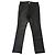Agnès b. Pantalones de cuero negros corte recto