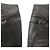 Agnès b. Pantalones de cuero negros corte recto - vista 3