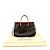 Tote Pallas Louis Vuitton em canvas Monogram com couro BB Marrom - vista 2
