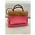 Hermès Herbag Zip 31 Handbag in Rose Azalée & Natural Canvas Pink - view 2