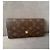 Louis Vuitton Cartera Sarah Monogram Canvas Castaño - vista 10
