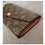 Louis Vuitton Cartera Sarah Monogram Canvas Castaño - vista 8