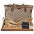 Borsa Louis Vuitton Neverfull MM Damier Azur Canvas Bianco Blu