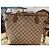 Borsa Louis Vuitton Neverfull MM Damier Azur Canvas Bianco Blu - vista 3