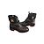 Twist Louis Vuitton Botas Wonderland de cuero negro - 37.5 Dorado Gold hardware