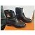 Twist Louis Vuitton Botas Wonderland de cuero negro - 37.5 Dorado Gold hardware - vista 2