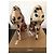 Christian Louboutin Very Privé Pythonleder Pumps Schwarz Beige Leopardenprint - Ansicht 3