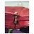 Louis Vuitton Lockit PM Borsa in pelle rossa Rosso - vista 16
