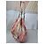 Borsa a spalla Fendi Zucca Stampa Floreale Marrone Rosa Beige - vista 3