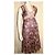 Diane Von Furstenberg DvF Oribel Seidenkleid Paradise-Print Braun Pink Blau Grün Lila - Ansicht 5