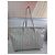 Fendi Borsa Tote Zucca a Righe Bianco Multicolore - vista 2