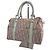 Christian Dior Borsa Boston Trotter Tela Rosa Beige