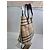 Burberry Haymarket Check Borsa Tote Marrone Nero Beige - vista 3