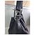 Bottega Veneta Borsa Hobo in pelle e nylon nera Nero - vista 6