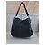 Bottega Veneta Borsa Hobo in pelle e nylon nera Nero - vista 7