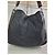 Bottega Veneta Borsa Hobo in pelle e nylon nera Nero - vista 8
