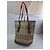 Borsa Tote Burberry Haymarket Check Marrone Beige - vista 4