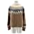Autre Marque ELEVEN SIX Musterpullover aus Wolle Beige M