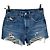 Shorts vaqueros azules Levi's efecto roto W26