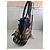 Borsa Tote in Pelle Burberry Haymarket Check Nero Rosa Beige - vista 3