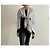 Autre Marque Silberne Plissee-Jacke - Ansicht 15