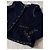 Chanel Giacca in Tweed Blu Navy Blu scuro Silver hardware - vista 2