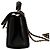 Bolsa Chanel Retro Twist Mini em Couro Preto - vista 6
