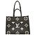 Borsa Tote Louis Vuitton Monogram Empreinte Bicolor OnTheGo MM Nero Beige