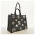 Borsa Tote Louis Vuitton Monogram Empreinte Bicolor OnTheGo MM Nero Beige - vista 2
