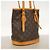 Borsa Tote Louis Vuitton Monogram Bucket PM Marrone - vista 2