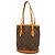 Borsa Tote Louis Vuitton Monogram Bucket PM Marrone