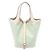 Hermès Borsa Hermes Picotin Lock PM Lucky Daisy Blu Verde Crudo