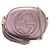Borsa a Spalla Gucci Soho Tassel Metallic Porpora