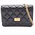 Borsa a tracolla mini Chanel 2.55 Matelassé Nero