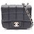 Mini borsa a tracolla Chanel Chocolate Bar Flap Nero