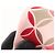Foulard a nastro in seta rosa Louis Vuitton - vista 6