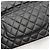 Borsa a Spalla Chanel Matelassé Double Flap Nero - vista 10